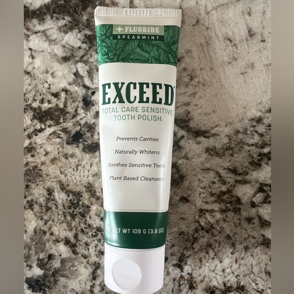 Flouride free - Exceed Spearmint Tooth Polish -